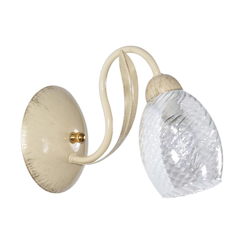 светильник "лилия" 511 (плафон 0013) нбб 01-60-112 e27 (им) настен. беж./зол. элетех 1005405403 от BTSprom.by