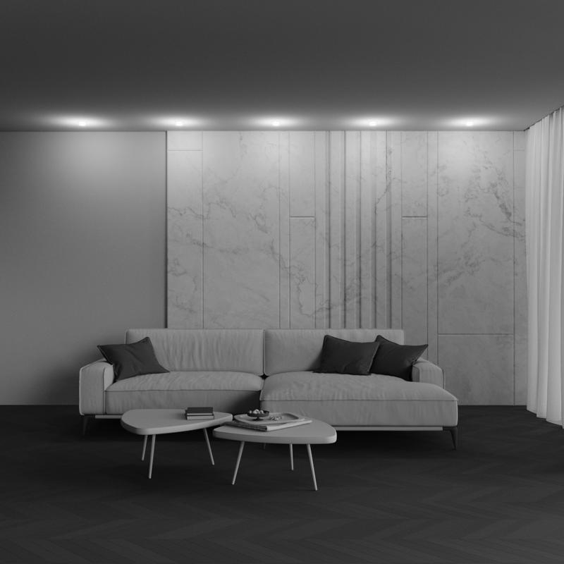  Светильник Nude 12Вт 3000К IP20 180град. встраив. Maytoni DL065-12W3K-TRS-W фото в каталоге от BTSprom.by