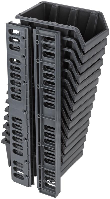  Набор лотков для крепежа (15шт лотков 150х95х70мм+4шт планок) черн. MOS 65701М фото в каталоге от BTSprom.by