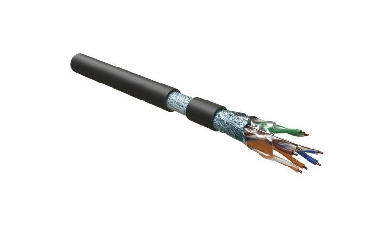 кабель витая пара f/utp кат.5e 4 пары 24 awg ож solid экран-фольга lszh нг(а)-hf-20град.c-+75град.c futp4-c5e-s24-in-lszh-bk-305 гарантия: 15 лет компонентн./25 лет системн. черн. (уп.305м) hyperline 444611 от BTSprom.by
