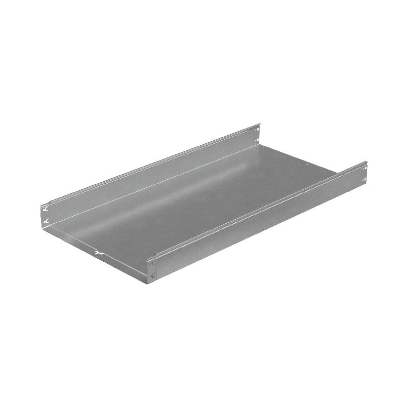 Лоток листовой неперфорированный 600х100 L3000 сталь 1.2мм "БЫСТРЫЙ МОНТАЖ ПЛЮС" LNplus100-600-1.2-3000 оцинк. КМ PL0383 от BTSprom.by