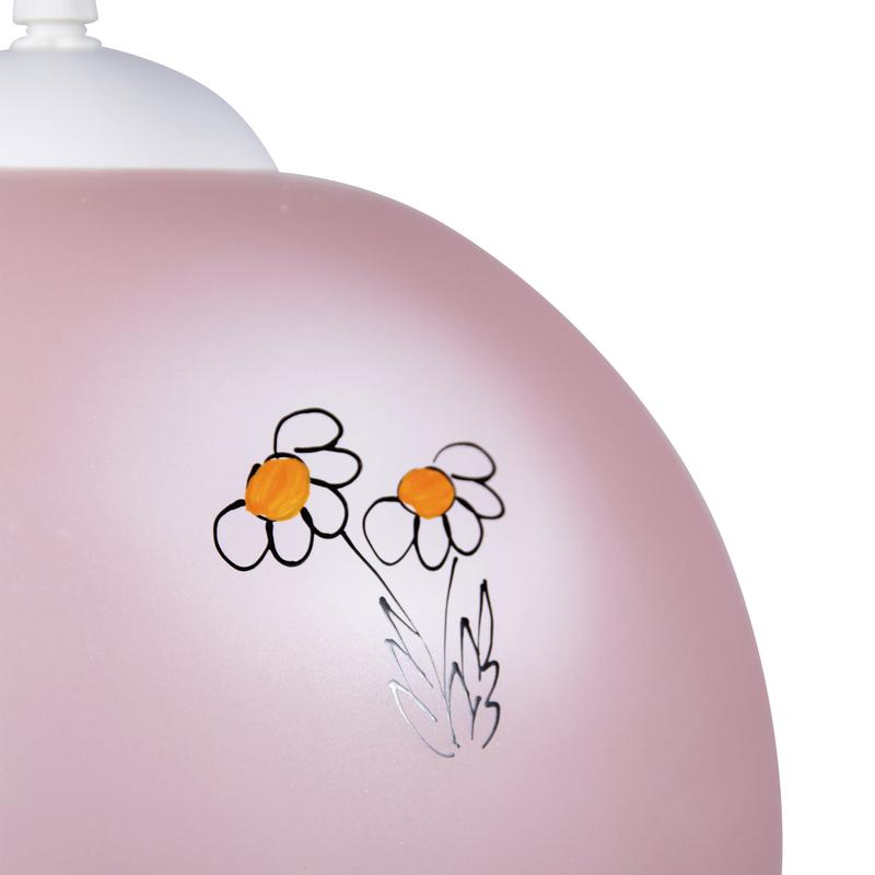  Светильник НСБ 72-60 М50 "Ромашка" роз. матов./шнур бел. (инд. упак.) Элетех 1007000002 фото в каталоге от BTSprom.by