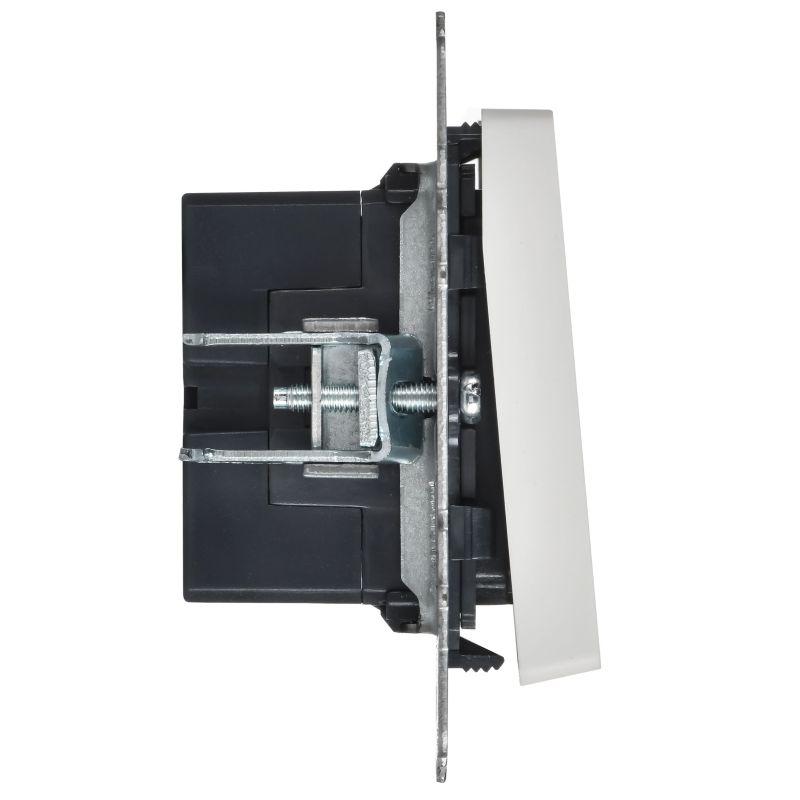  Кнопка звонка BRITE ВС10-1-9-БрАБ 10А для отелей с индикацией механизм арктич. бел. IEK BR-V14-2-10-K91 фото в каталоге от BTSprom.by