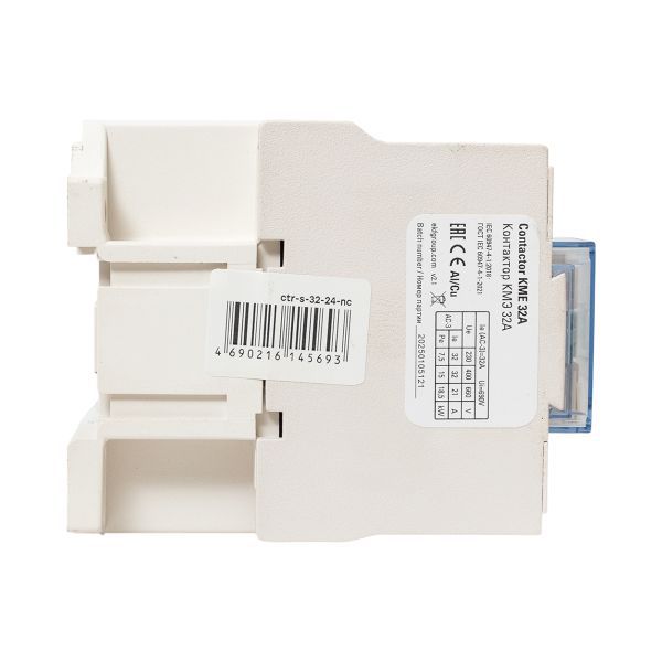  Контактор КМЭ 32А кат. 24В AC 1НЗ PROxima EKF ctr-s-32-24-nc фото в каталоге от BTSprom.by