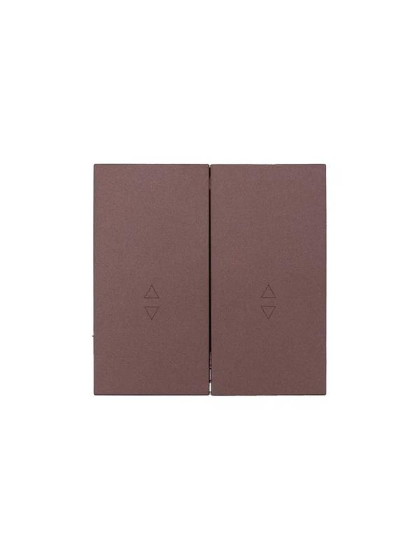 выключатель проходной 2-кл. сп zima ip20 10а безвинт. зажим шоколад lezard 704-7388-106qc от BTSprom.by