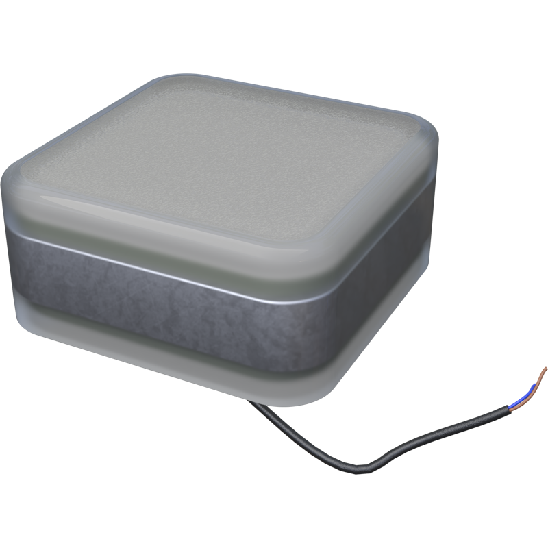  Светильник MOONWALK LED (120х120) 3W RED WH СТ 1866000100 фото в каталоге от BTSprom.by