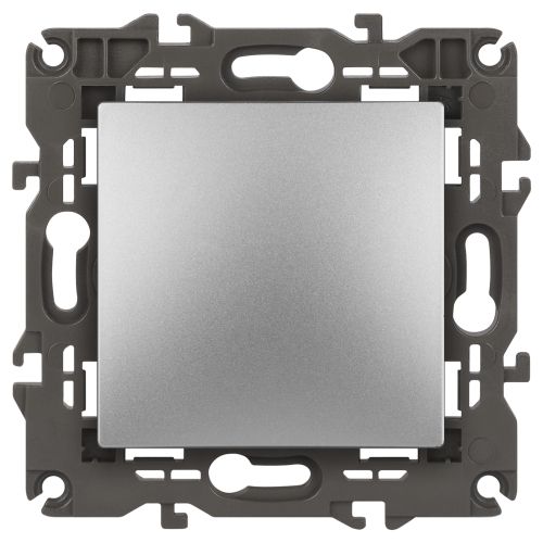  Выключатель 1-кл. СП Elegance 14-1101-03 10А IP20 250В 10AX механизм алюм. Эра Б0034210 фото в каталоге от BTSprom.by