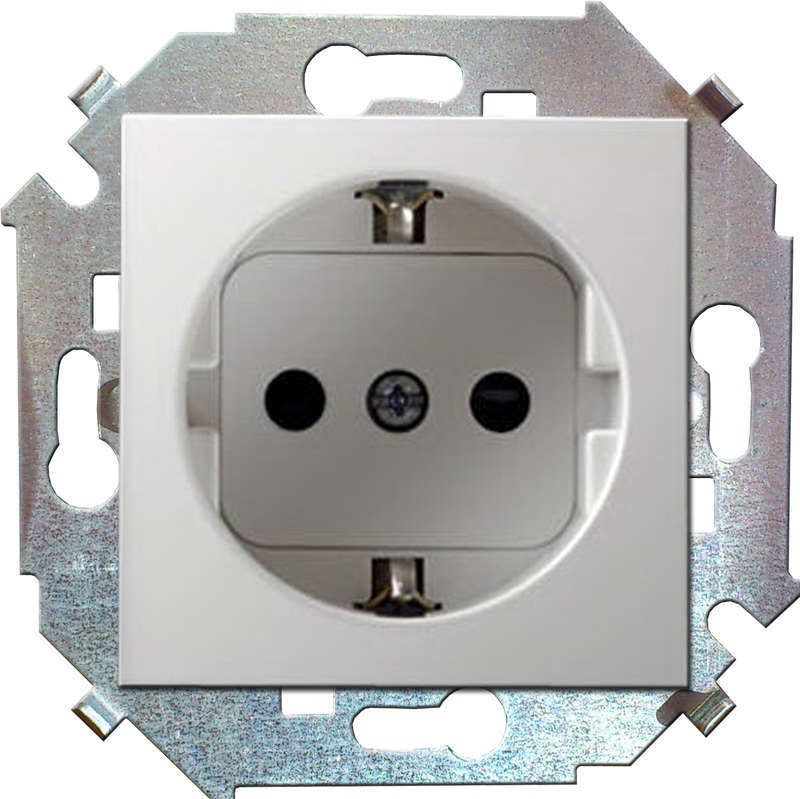 розетка 1-м сп simon 15 16а ip20 250в с заземл. винтов. клеммы механизм бел. simon 1591432-030 от BTSprom.by
