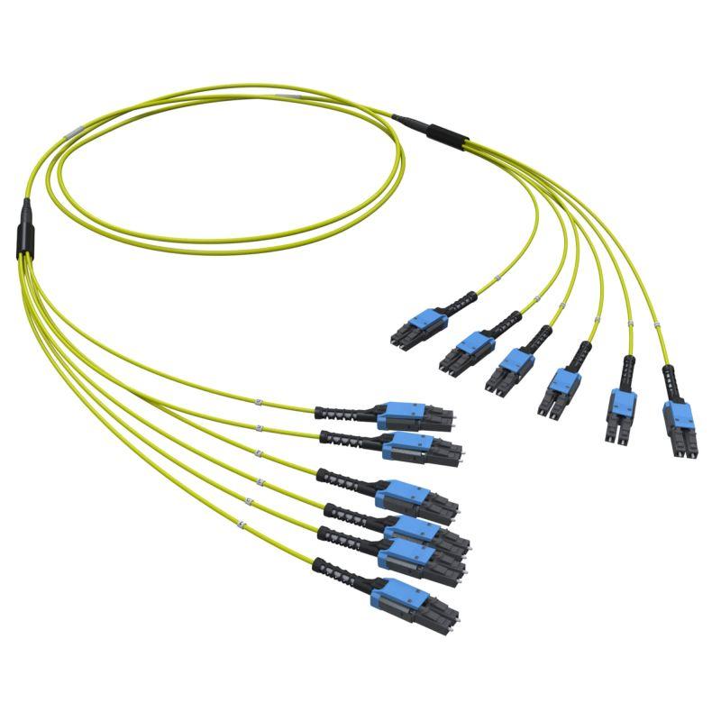 сборка оптическая разветвительная 12ов 9/125 os2 6хlc-upc duplex uniboot/6хlc-upc duplex uniboot 10м (предустановленнаяконфигурация: тип полярности - прямая (tx-->rx)) dkc rnfll12s10 от BTSprom.by