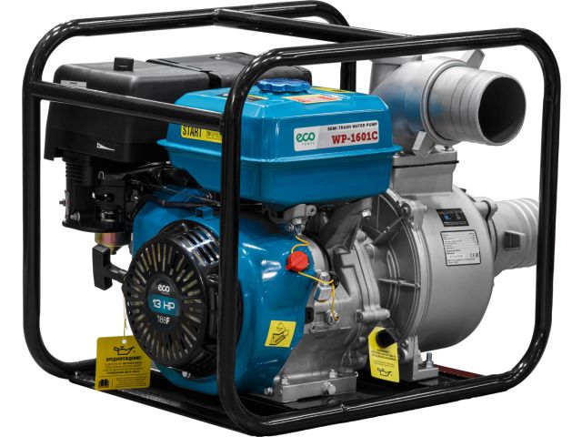 мотопомпа бензиновая eco wp-1601c (для слабозагрязненной воды, 9,5 квт, 1600 л/мин, 4") ec2012-1 от BTSprom.by