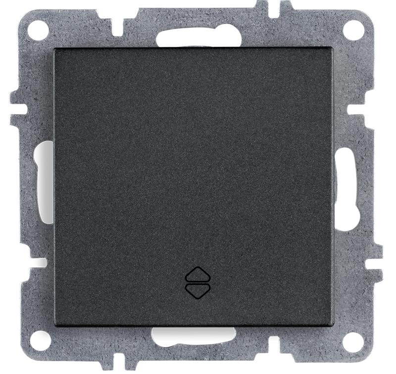 выключатель проходной 1-кл. lavin/karen механизм графит arvia 50 04 2000 209 от BTSprom.by