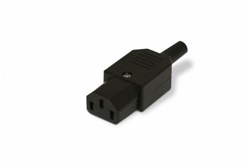 разъем con-iec320c13 iec 60320 c13 220в 10а на кабель (плоские контакты) hyperline 47865 от BTSprom.by