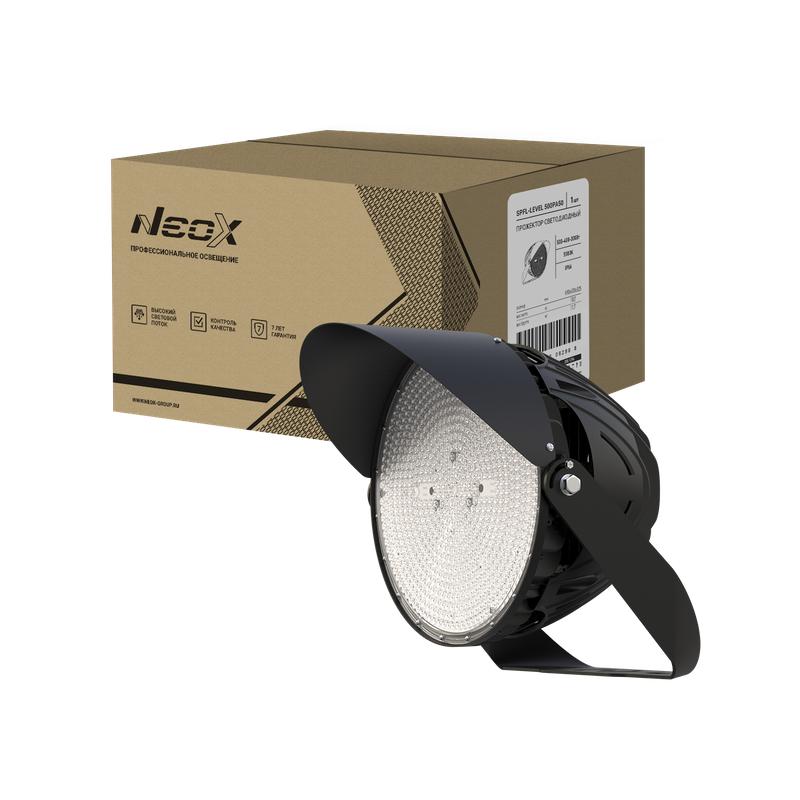 прожектор светодиодный spfl-level 500pa50 500/400/300вт ip66 160лм/вт 100-277в 45град. 7 лет черн. neox 4690612062891 от BTSprom.by