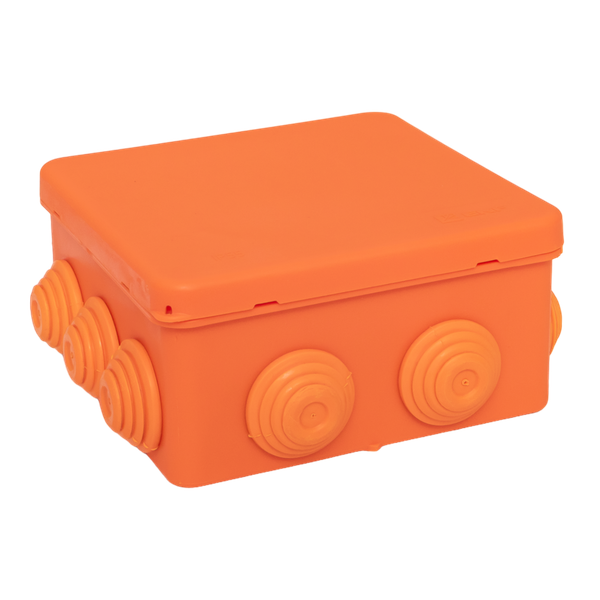  Коробка огнестойкая E45 100х100х50мм IP55 с клеммниками 5 полюсов 0.5-10кв.мм HF EKF plc-kmfr-100-510 фото в каталоге от BTSprom.by