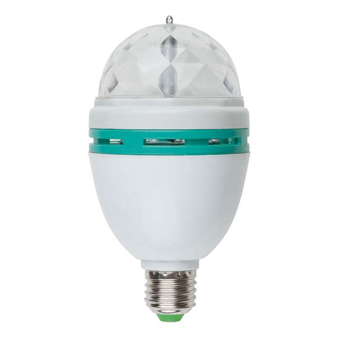 светильник-проектор светодиод. uli-q301 03w/rgb/e27 white volpe 09839 от BTSprom.by