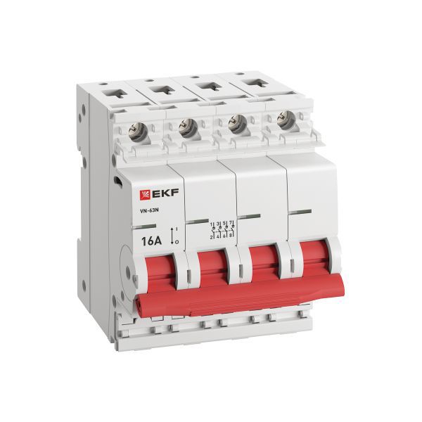  Выключатель нагрузки 4п 16А ВН-63N PROxima EKF S63416 фото в каталоге от BTSprom.by