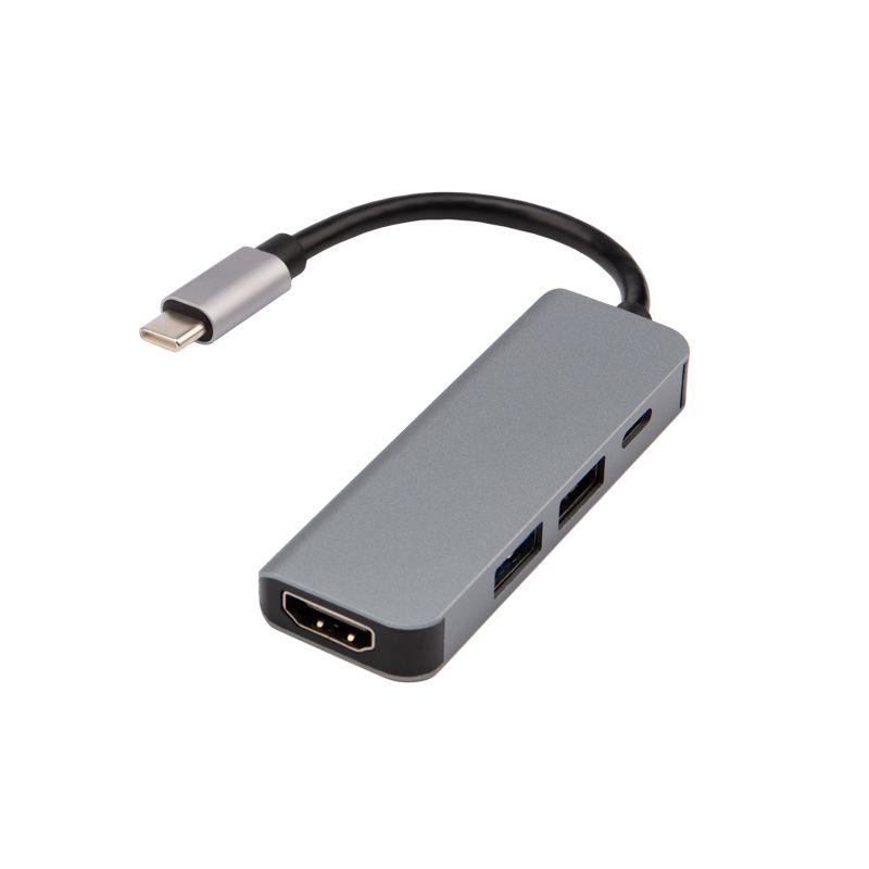 разветвитель usb type-c на 4 порта: 1xhdmi/2xusb 3.0 pd/1xtype-c pd rexant 18-4151 от BTSprom.by