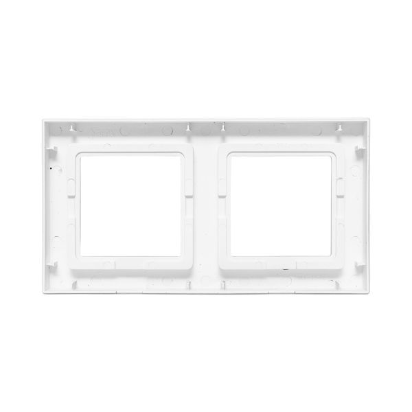  Рамка 2-м Эпика IP44 пластик алюм. EKF UP1-FPA-02-44 фото в каталоге от BTSprom.by