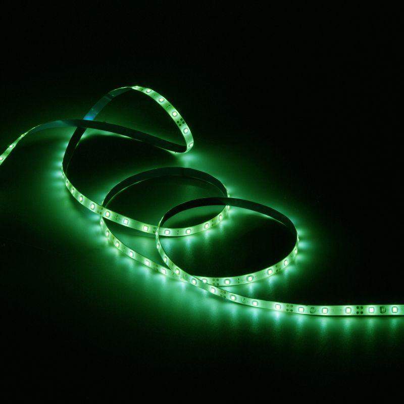 лента светодиодная elementary 2835/60-smd 4.8вт/м зел. ip66 210лм/м 12в 8мм (уп.5м) gauss 356000605 от BTSprom.by