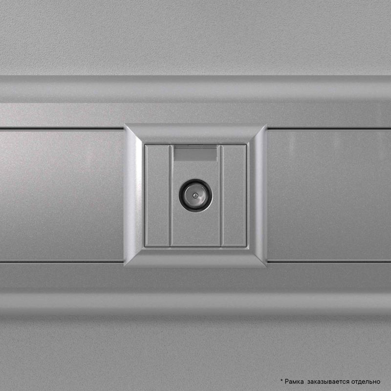  Розетка телевизионная оконечная TV 1мод. Avanti "Закаленная сталь" DKC 4404521 фото в каталоге от BTSprom.by