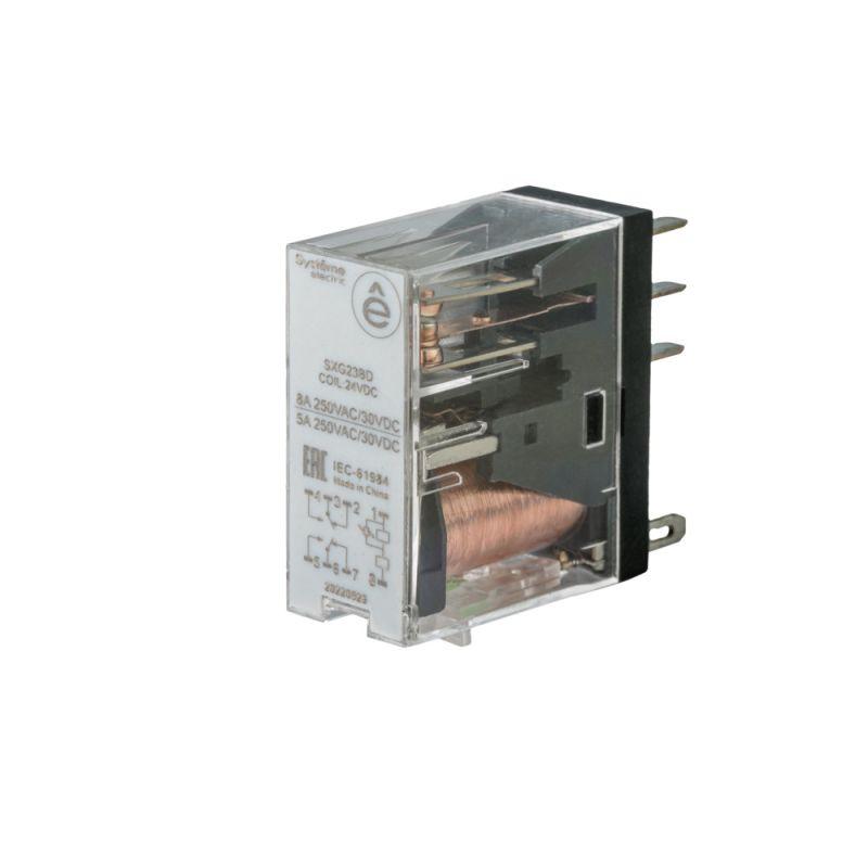 реле 8а 2co 24в dc led se sxg23bd от BTSprom.by