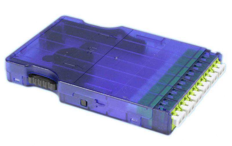 кассета pptr-css-1-6хdlc-sm/gn-bl (для опт. претерм. решений) 6 дуплексных портов lc/apc для одномод. кабеля син. корпус/зеленые порты hyperline 235663 от BTSprom.by