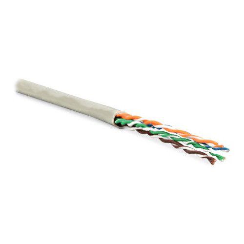 кабель витая пара неэкранир. u/utp кат.5e 4 пары 24 awg мж patch pvc -20град.c-+75град.c uutp4-c5e-p24-in-pvc-gy-305 сер. (уп.305м) hyperline 236310 от BTSprom.by