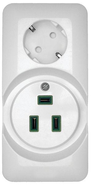  Розетка 2-м ОП Blanca / Прима 250В комбинир. для электроплиты 32А+силовая 16А (опт. упак.) бел. SE RA32-211R-B фото в каталоге от BTSprom.by