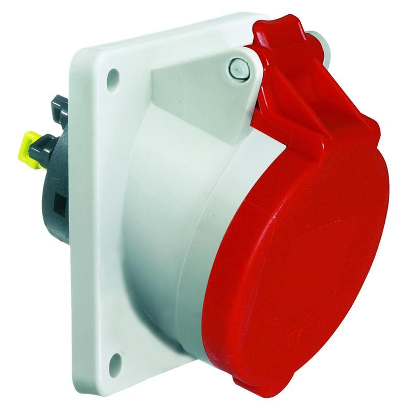 розетка встраиваемая 32а 5п 3p+n+pe 6ч 400в ip54 85х85 quick-connect bals 12996 от BTSprom.by