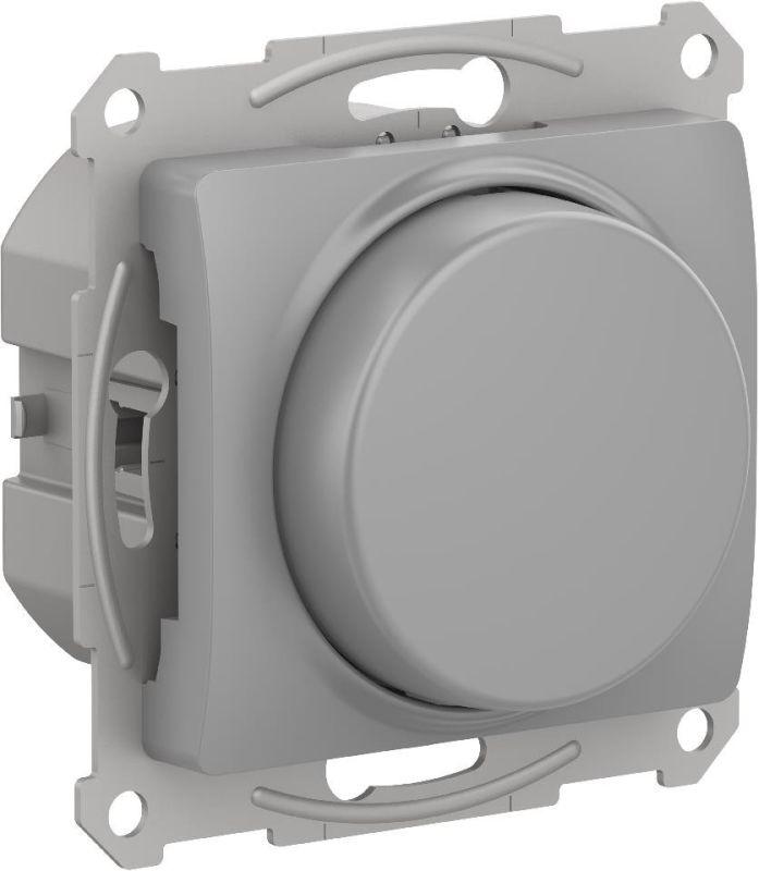светорегулятор поворотно-нажимной glossa 400вт механизм алюм. se gsl000323 от BTSprom.by