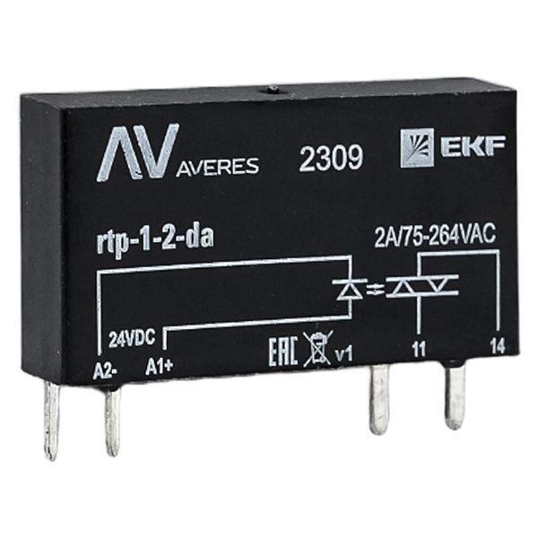 реле твердотельное однофазное rtp 2 а для разъема рm slim 23/1 ekf rtp-1-2-da от BTSprom.by