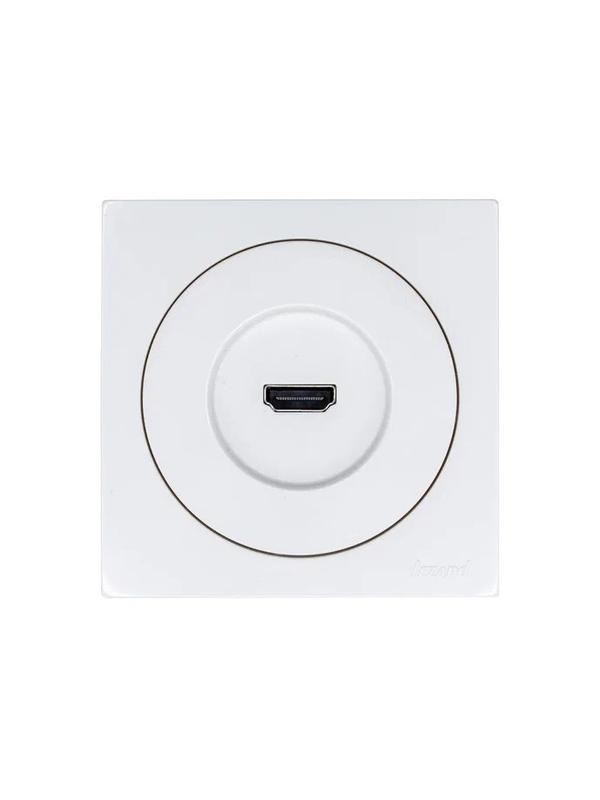  Розетка HDMI 1-м СП OSEN белая LEZARD 743-0288-203 фото в каталоге от BTSprom.by