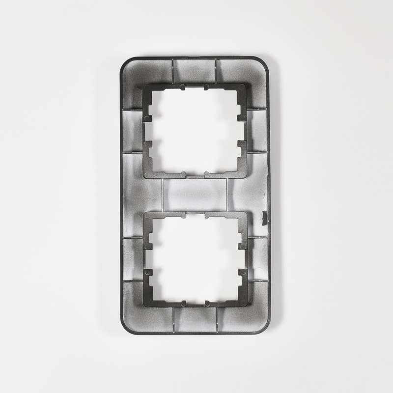  Рамка 2-м Karina Life вертикал. черн. бархат LEZARD 708-4200-152 фото в каталоге от BTSprom.by