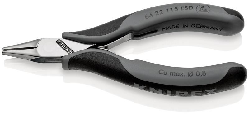 кусачки торцевые esd для электроники knipex kn-6422115esd от BTSprom.by