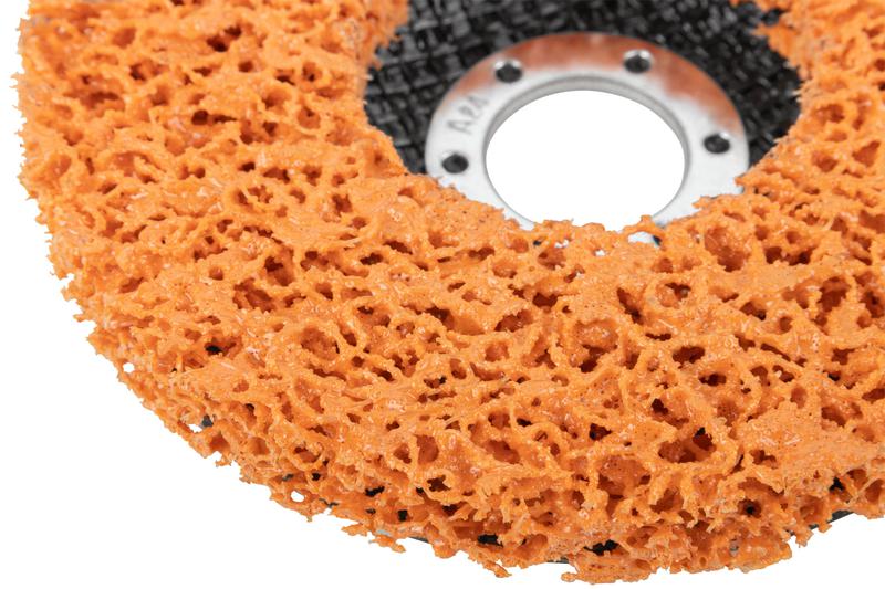  Диск зачистной полимерный керамический абразив посадочный диаметр 22.2мм 125мм FIT 39607 фото в каталоге от BTSprom.by