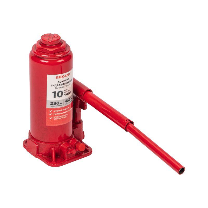  Домкрат гидравлический бутылочный 10т Rexant 80-0613 фото в каталоге от BTSprom.by