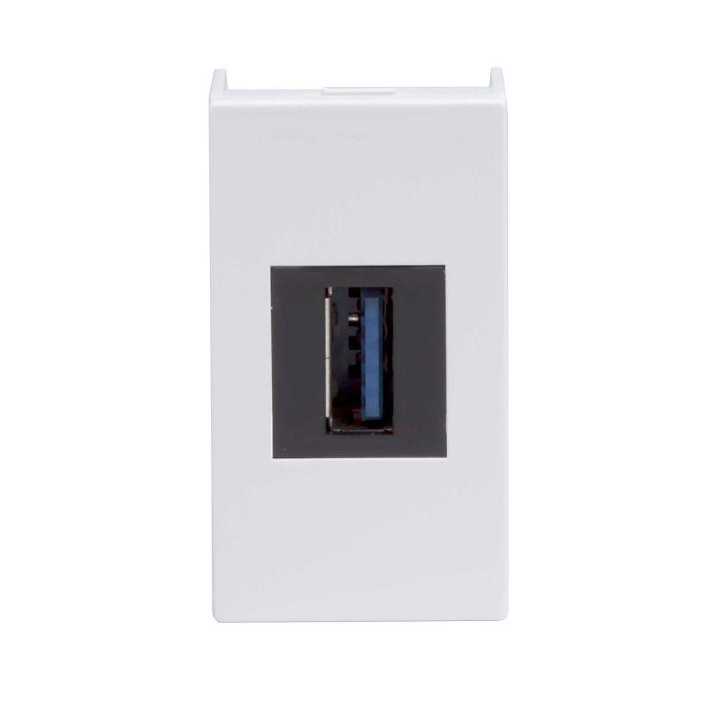розетка usb 1-м 1мод. viva usb 3.0 бел. dkc 43018 от BTSprom.by