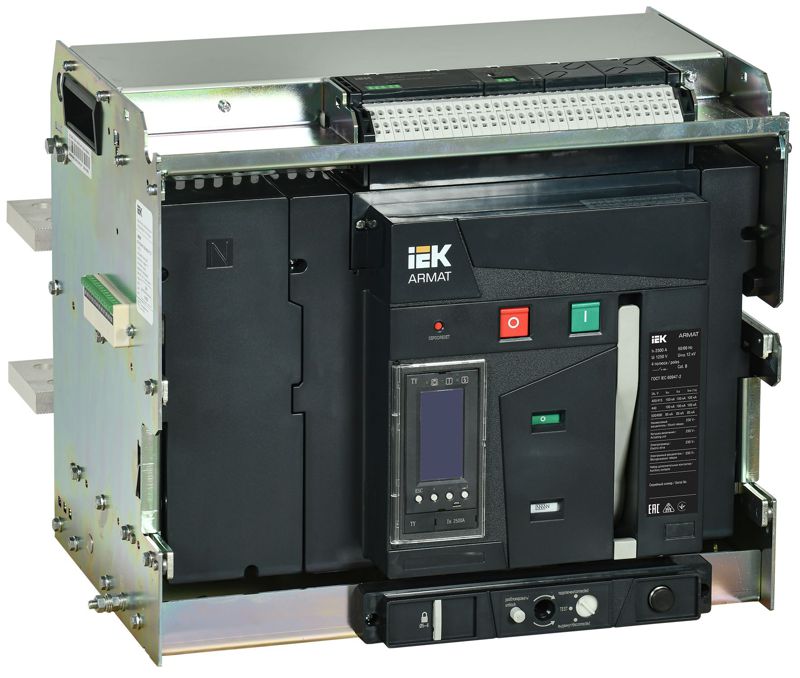 выключатель автоматический воздушный 4п e 2500а 100ка ty выдвиж. с комплектом аксессуаров armat iek ar-acb-4ve-100-2500a-tycf от BTSprom.by
