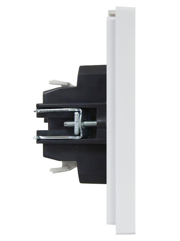  Выключатель 1-кл. СП FORTE&PIANO 10А FP201 бел. IEK FP-V10-0-10-1-K01 фото в каталоге от BTSprom.by