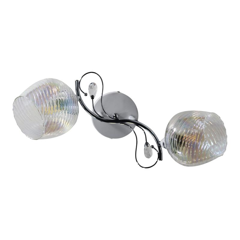  Светильник 11306-7/2 (Плафон 8310) НПБ 01-2х60-136 Е27 ИУ бел. хром Элетех 1005404890 фото в каталоге от BTSprom.by