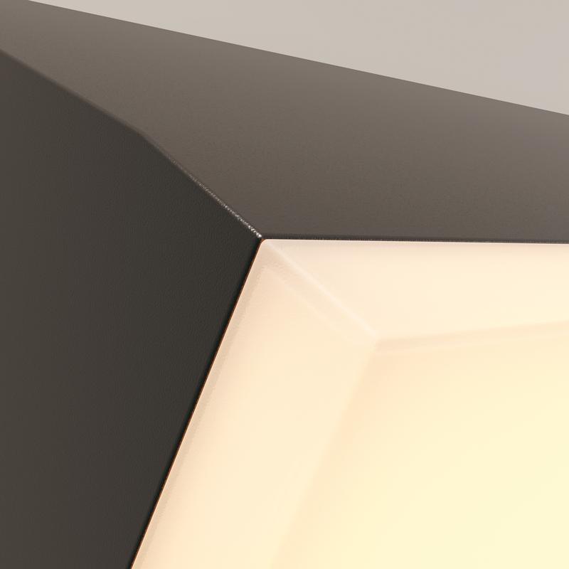  Светильник Brick 10Вт 3000К IP54 бра настен. Maytoni O436WL-L10GF3K фото в каталоге от BTSprom.by