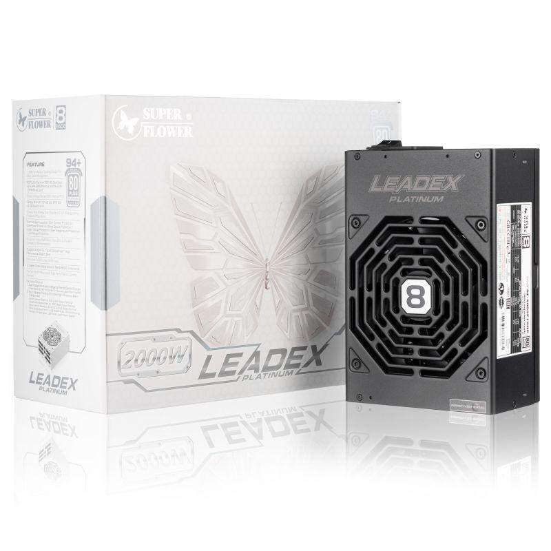блок питания sf-2000f14hp power supply leadex platinum 2000вт atx 140мм 18xsata 5xpci-e(6) 9xpci-e(6+2) apfc 80+ platinum full modular super flower 1000444272 от BTSprom.by