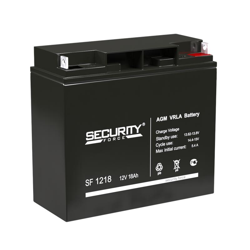 аккумулятор опс 12в 18а.ч sf 1218 security force 4614030010012 от BTSprom.by