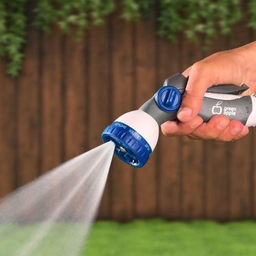  Пистолет-распылитель 8 реж. пластик. (12/48) Green Apple Б0003093 фото в каталоге от BTSprom.by