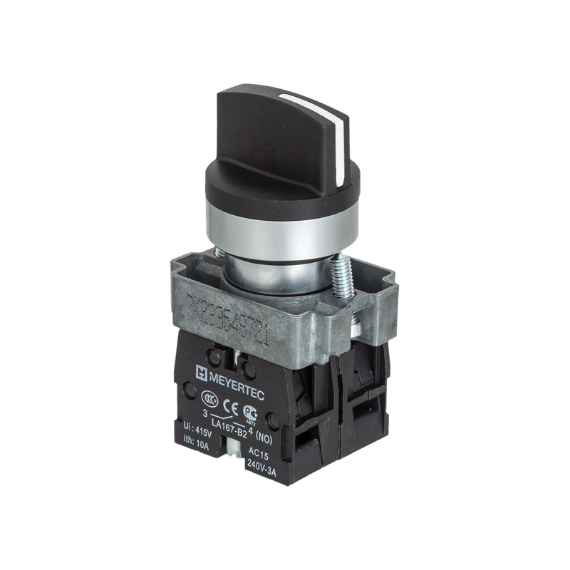 переключатель на 3 положения с фиксацией короткая ручка 2no ip67 металл mtb2-bdf33 овен 132663 от BTSprom.by