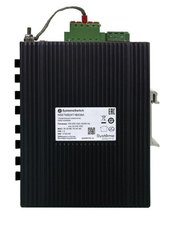  Коммутатор промышленный управляемый Ethernet L3 8х10/100/1000BaseT 8х100/1000/2500BaseX SFP SE NSETM324T16X08A фото в каталоге от BTSprom.by