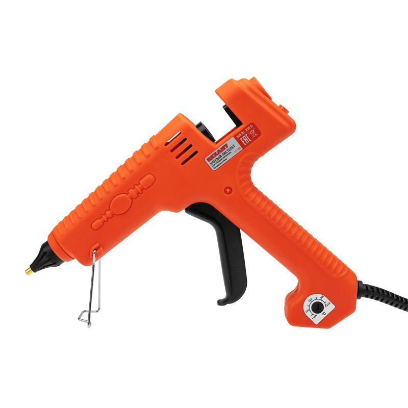  Пистолет клеевой 300Вт ЭКСПЕРТ настройка температуры 100…220град.C (блист.) Rexant 12-1550 фото в каталоге от BTSprom.by