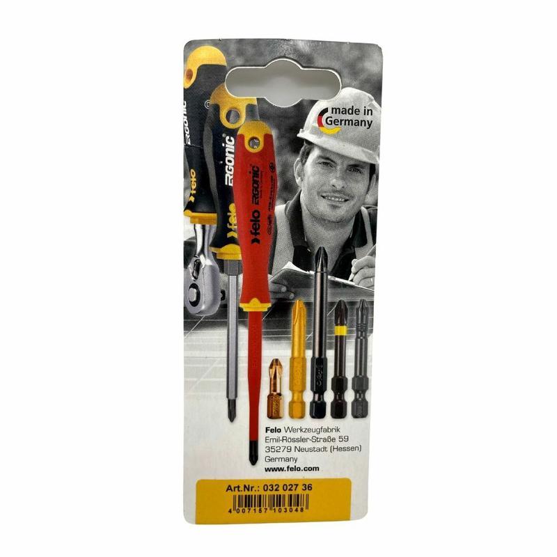  Бита крестовая Industrial E6.3 PH 2х73 (блист.2шт) FELO 03202736 фото в каталоге от BTSprom.by