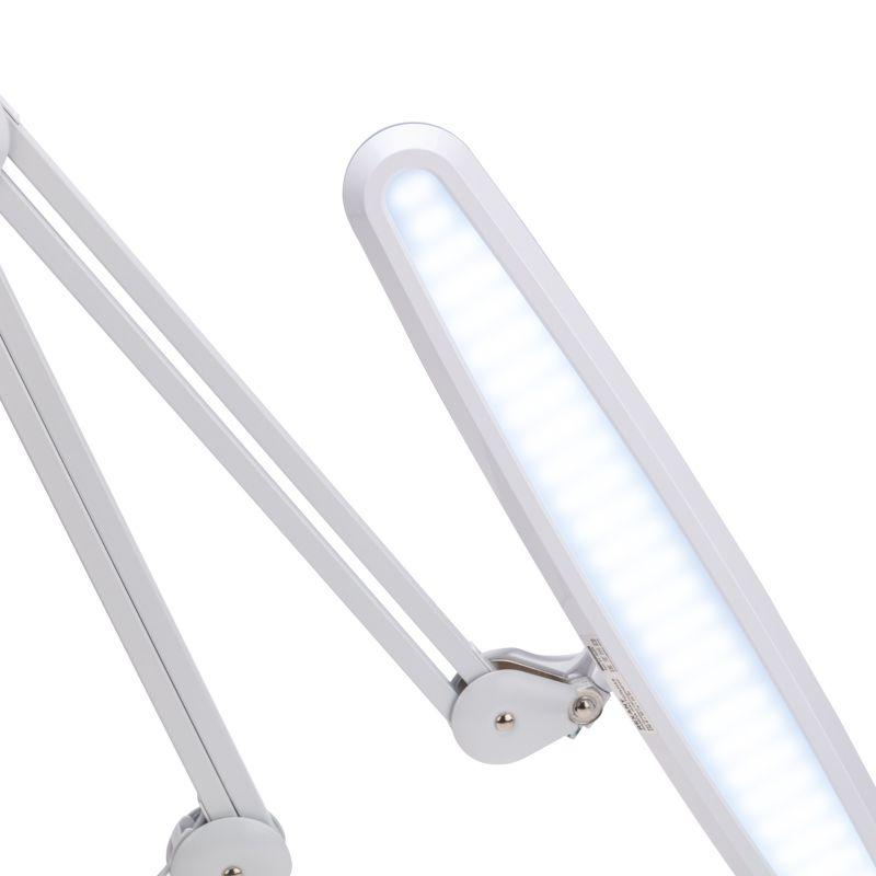  Лампа настольная на струбцине 117LED Blue Stream регулировка яркости бел. Rexant 31-0409 фото в каталоге от BTSprom.by