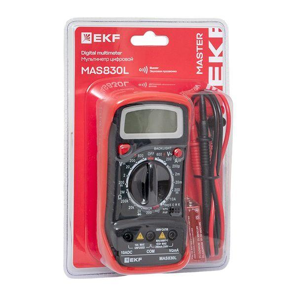  Мультиметр цифровой MAS830L Master EKF In-180701-pm830L фото в каталоге от BTSprom.by